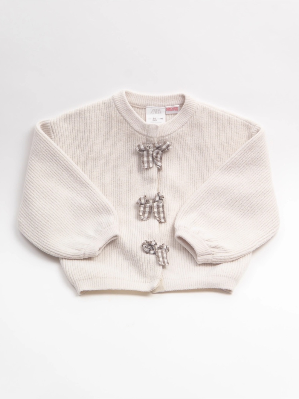 Zara Sweater with Gingham Bows